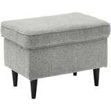 MID.YOU TABURE, tekstil, leseni material srebrne barve | Shoptok.si