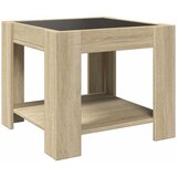 Stolić za kavu LED boja hrasta 53x53x45 cm konstruirano drvo | Eponuda.com