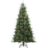  Umetno Zložljivo Božično Drevo Zelena 240 cm PE in PVC, (5000066194) | Shoptok.si