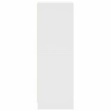  Visoka komoda sa staklenim vratima bijela 35 x 37 x 109 cm | shoptok.hr