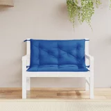  Jastuci za vrtnu klupu 2 kom plavo 100x50x7 cm tkanine Oxford