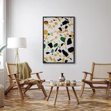  Slika - Terrazzo (1 Part) Vertical 60x90 U crnom drvenom okviru | shoptok.hr