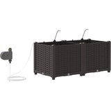  Vrtna saksija 2 pcs Smeđa 80 x 40 x 37,5 cm Plastika | shoptok.hr