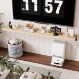 IBUYKE 2x globoka stenska polica 40 × 20 cm | Shoptok.si