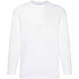Fruit Of The Loom White Men's Valueweight Long Sleeve T-shirt | Shoptok.si