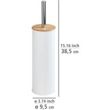 Wenko 24393100 - WC četka TORTONA 9,5x38,5 cm bela/smeđa | Eponuda.com