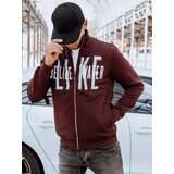DStreet Bluza męska rozpinana z nadrukiem bordowa Cijene