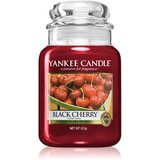 Yankee Candle Black Cherry dišeča svečka 411 g unisex Cene