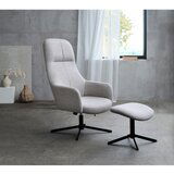 Unique Furniture Svijetlo siva fotelja za opuštanje Manning – | shoptok.hr