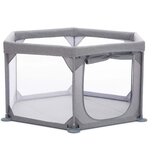 Fillikid dječja igraonica/vrtić Prag Hexagon 6-kutna, siva | shoptok.hr