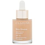 Clarins skin Illusion Natural Hydrating SPF15 vlažilni puder z uv filtrom 30 ml odtenek 110 Honey Cene