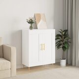 Maison Chic Komoda - Predalnik bela 69,5x34x90 cm inženirski les, (21716147) | Shoptok.si