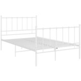 Furnova Posteljni okvir bel kovinski 120x200 cm, (21931831) | Shoptok.si
