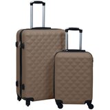  2-dijelni set čvrstih kovčega smeđi ABS | shoptok.hr