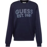 Guess Sweater majica 'BEAU' mornarsko plava / svijetloplava