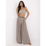 Italy Moda Trousers-MI-SP-A2476.95-dark beige | Shoptok.si