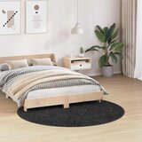  Protuklizni Shaggy Tepih Tamno siva 160 x 160 cm PP | Eponuda.ba