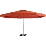 Vrtni suncobran s aluminijskom šipkom 500 cm boja cigle | shoptok.hr