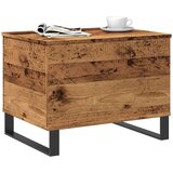vidaXL Klubska mizica starinski les 60x44,5x45 cm inženirski les | Shoptok.si