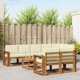  Set vanjskih sofa 9 kom. Prirodna i krem | shoptok.hr