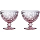 Premier Housewares Rožnate steklene skledice v kompletu 2 ks 250 ml Fleur –