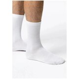 Dewberry 77603 Set of 6 Pairs Tennis Length Plain Socks-WHITE | shoptok.hr