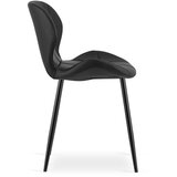Mango stolica - crna eko koža / crne noge x 4 | shoptok.hr