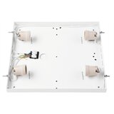  plafonska svetiljka natural square 4xE27/15W/230V 39x39 cm borovina/crna | Eponuda.com