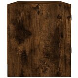 TV ormarić sa staklenim vratima boja hrasta 102x37x42 cm | shoptok.hr