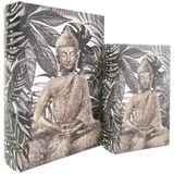 Signes Grimalt Košare, škatle in košarice Buddha Book 2 Enote Siva