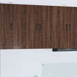 vidaXL Stenska kuhinjska omarica s polico Rjav hrast 60 x 31 x 80 cm | Shoptok.si