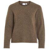 Vila Puloverji Primia Knit - Fossil Kostanjeva Cene