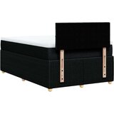  Krevet box spring s madracem crni 120 x 190 cm od tkanine | shoptok.hr