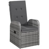  7-dijelni vrtni blagovaonski set s jastucima sivi | shoptok.hr
