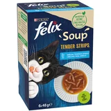 Felix 24 + 6 gratis! Soup 30 x 48 g - Soup Filet Geschmacksvielfalt aus dem Wasser