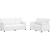  Set sofe 2 pcs Bijela Umjetna koža | shoptok.hr