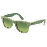 Ray-ban RayBan RB2140 WAYFARER DEMIN 11663M zelená unisex sunčane naočale 50x22x145 mm | shoptok.hr