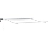 Tenda na ručno uvlačenje s LED smeđa 300 x 250 cm | shoptok.hr
