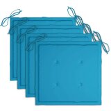 3 Vrtni jedilni stoli 3 kosi z blazinami trden akacijev les | Shoptok.si