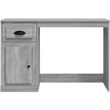  Radni stol s ladicom siva boja hrasta 115 x 50 x 75 cm drveni | shoptok.hr