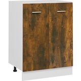 vidaXL spodnja omarica dimljeni hrast 60x46x81,5 cm inženirski les, (20716326) Cene