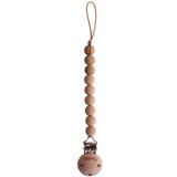 Mushie drven lančić za dudu eva pale taupe | shoptok.hr