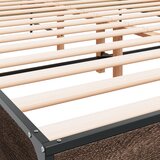  Okvir za krevet smeđi hrast 120x190cm konstruirano drvo i metal | shoptok.hr