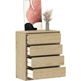 Furnova Predalnik SAUDA hrast 76,5x39x91 cm trdna borovina, (21950566) Cene
