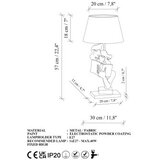 Opviq FIGURA-15295 goldwhite table lamp | Eponuda.com