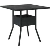  5-dijelni vrtni set za obedovanje crni poli ratan | shoptok.hr