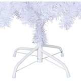 vidaXL Umestno božično drevo med 300 LED Bela 210 cm PVC in jeklo | Shoptok.si