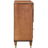 vidaXL Stranska omarica 80x33x75 cm trden mangov les | Shoptok.si