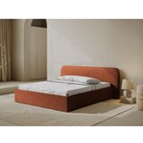 Micadoni Ciglasti tapecirani bračni krevet s prostorom za odlaganje s podnicom 140x200 cm Elizabeth – | shoptok.hr