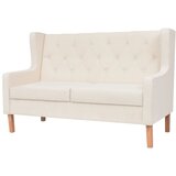 Maison Chic Komplet kavč - Sofa - Kanapeev 2 kosa blago kremno bele barve, (21727105) | Shoptok.si